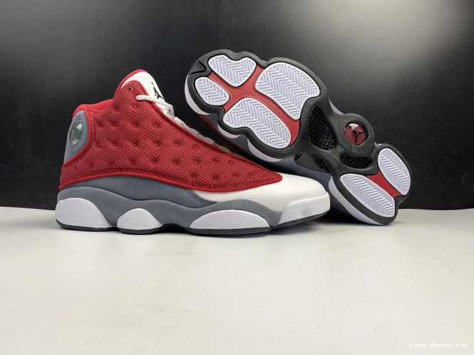 Grey Jordan Retro Air Gym Red 414571-600 13 Flint 0607